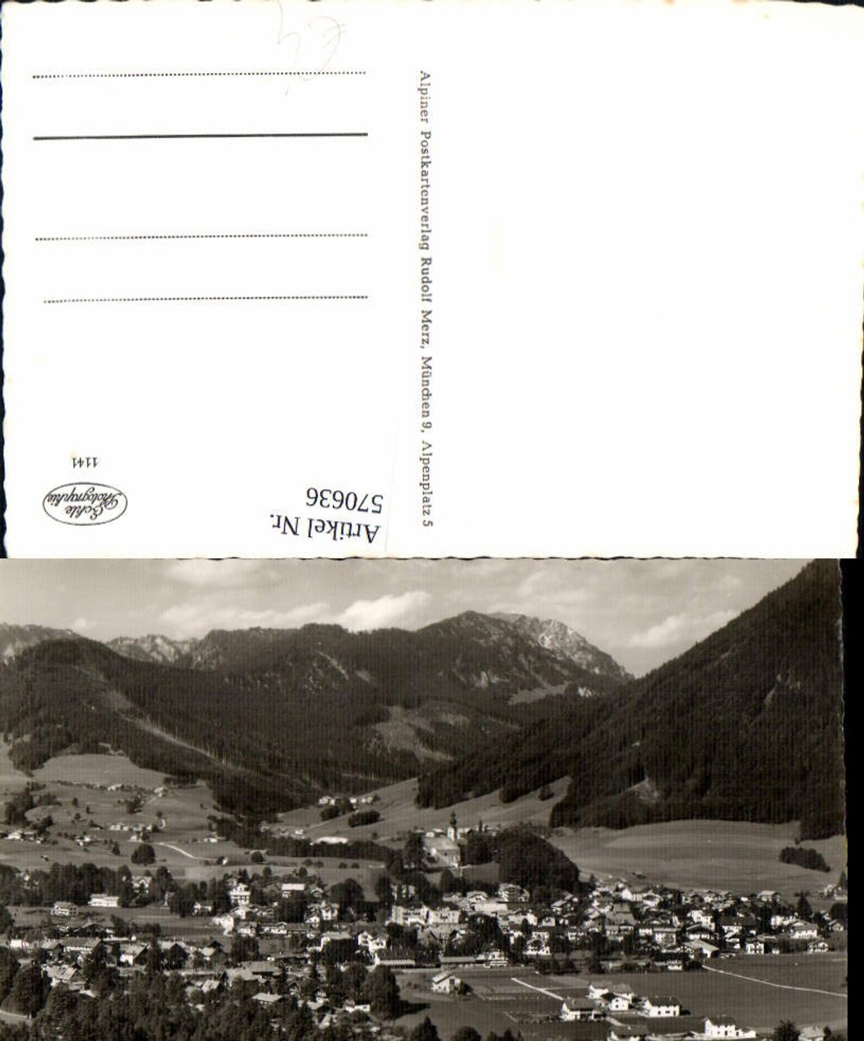 570636,Foto Ak Ruhpolding m. Hochfelln