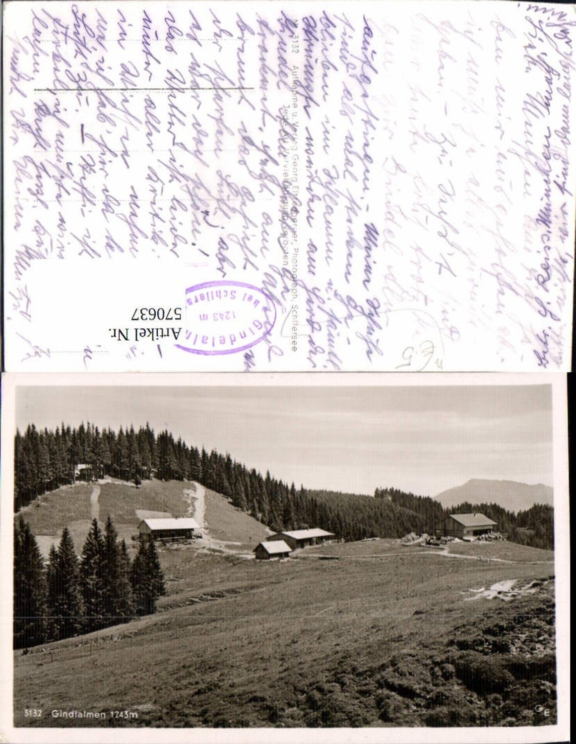 570637,Foto Ak Gindlalmen b. Schliersee
