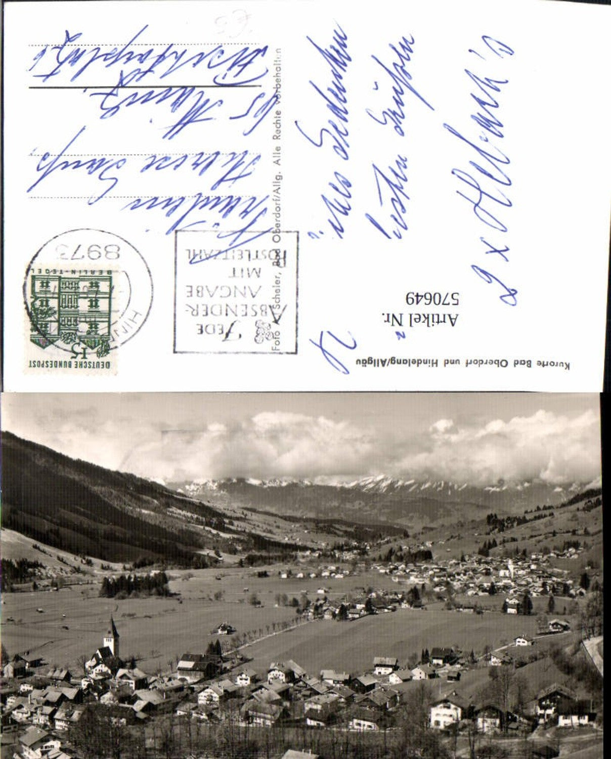 570649,Bad Oberdorf u. Hindelang Allgäu