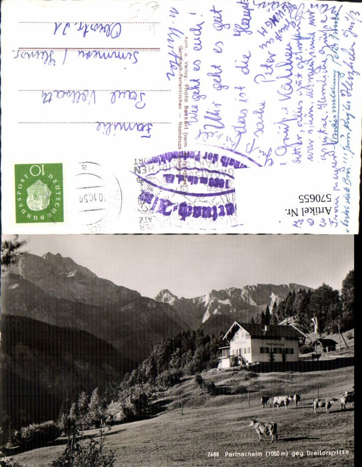 570655, Garmisch-Partenkirchen Partnachalm opposite Dreitorspitze