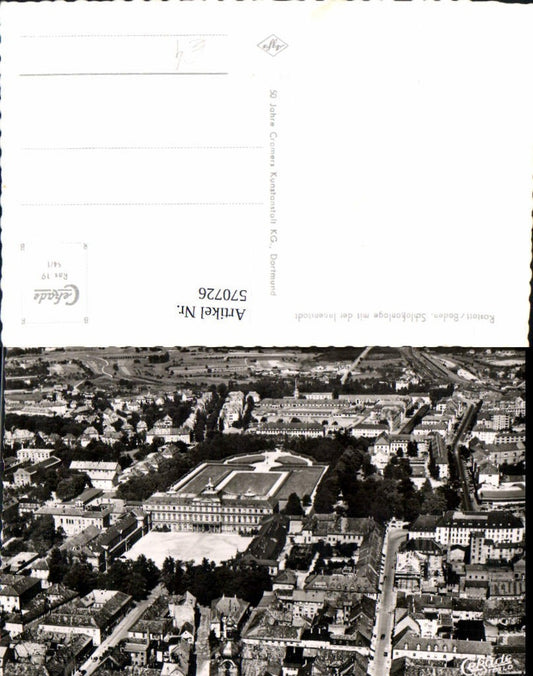 570726, Rastatt Palace Complex and City Center