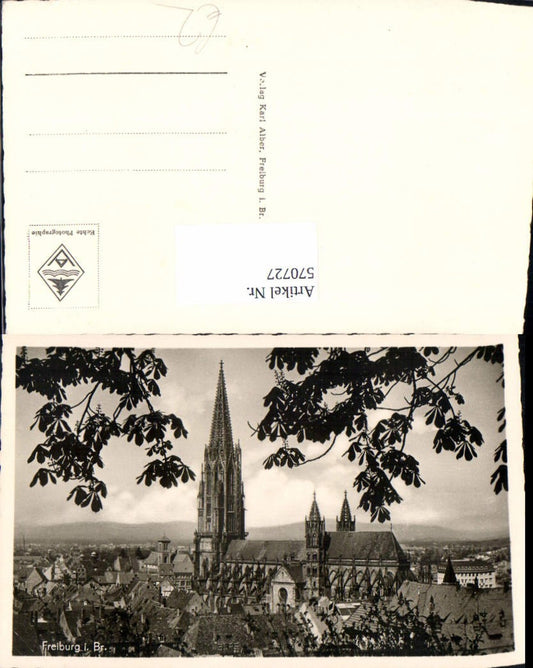570727, photo postcard Freiburg im Breisgau