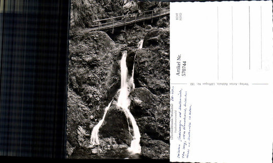 570744, Photo Ak Lotenbachklamm Wutachtal Hochschwarzwald Bonndorf im Schwarzwald Waterfall