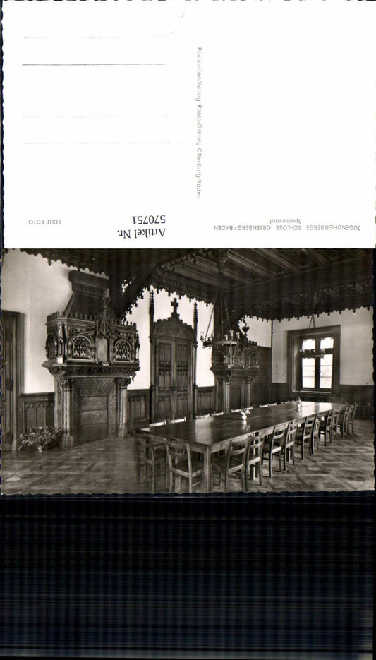 570751, Photo Ak Ortenberg Baden Castle Dining Hall