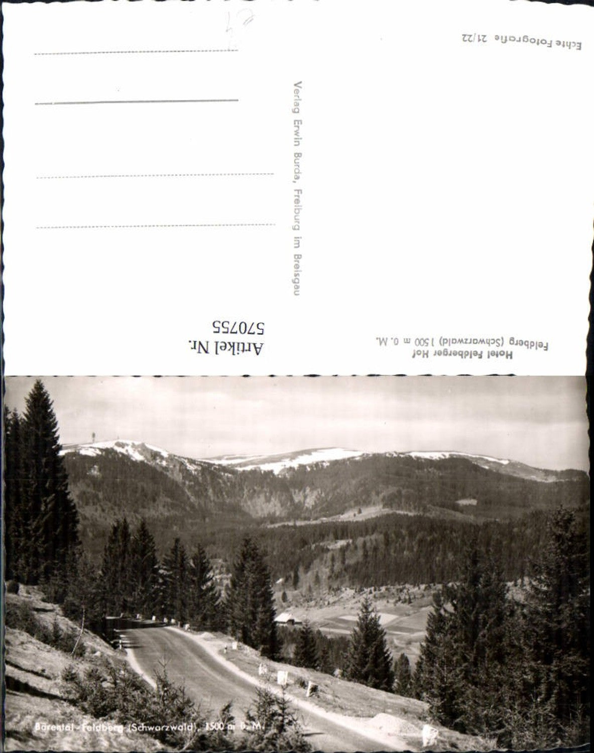 570755,Foto Ak Hotel Feldbergerhof Feldberg i. Schwarzwald
