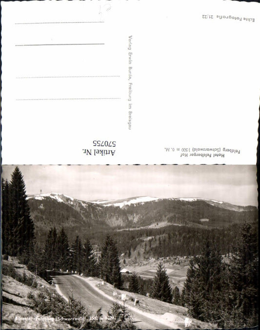 570755, Photo Ak Hotel Feldbergerhof Feldberg i. Schwarzwald