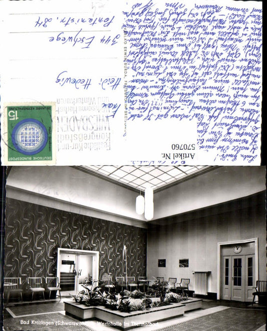 570760, Bad Krozingen Black Forest Waiting Hall Thermal Baths
