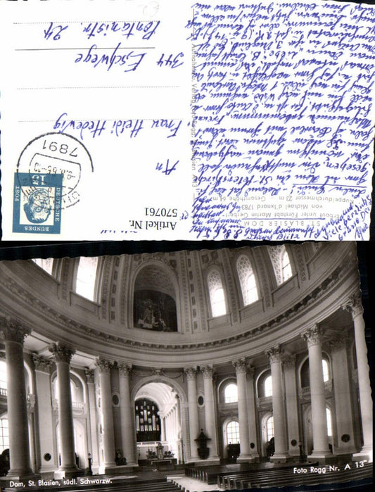 570761, St. Blasien, Black Forest Cathedral, Interior view