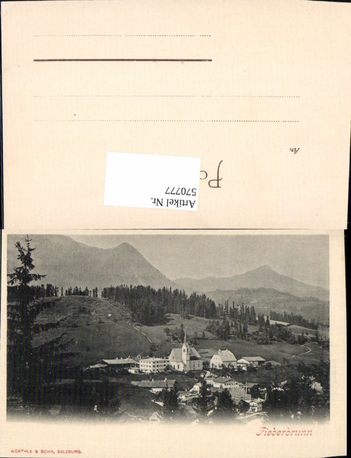 Alte Ansichtskarte – Old Postcard