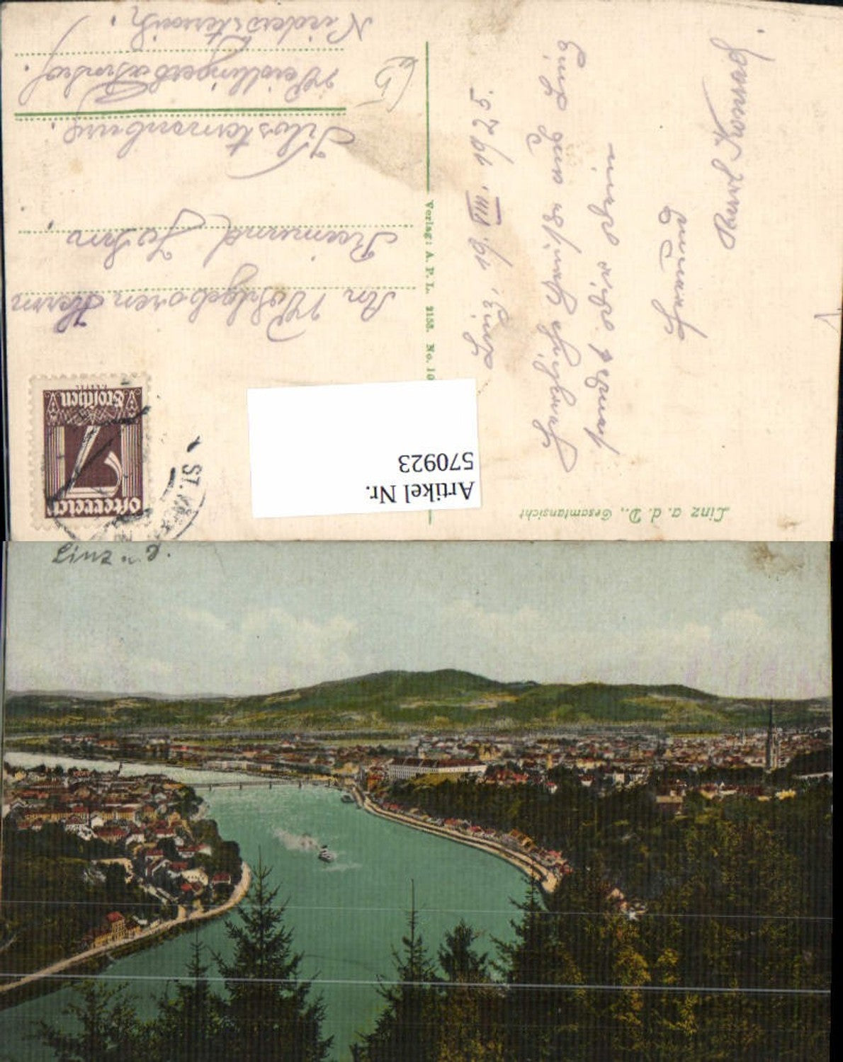 570923,Linz a. d. Donau Gesamtansicht