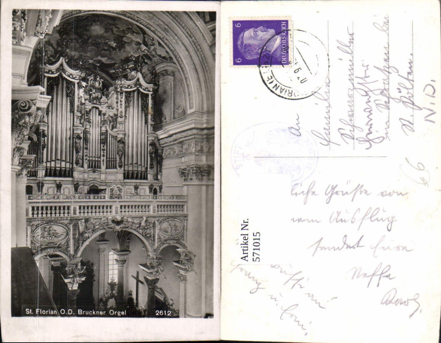 571015,St Florian Stift Bruckner-Orgel Orgel