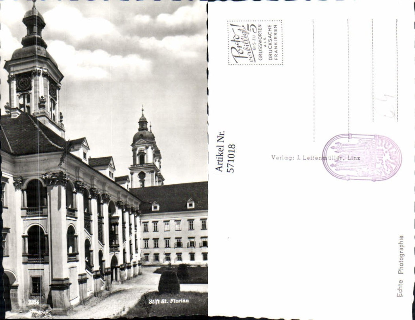 571018,Foto Ak St Florian Stift