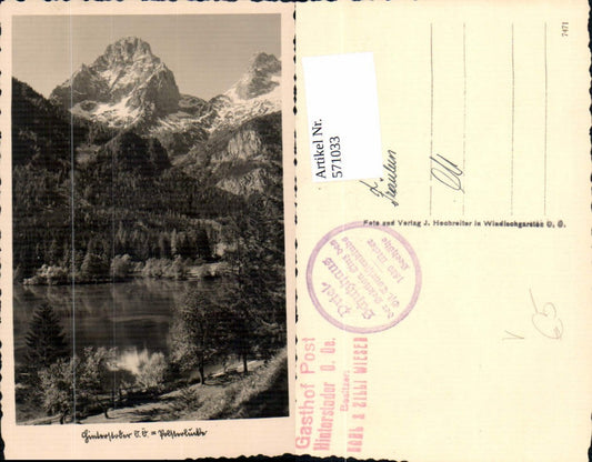 571033,Foto Ak Hinterstoder Polsterlucken pub J. Hochreiter