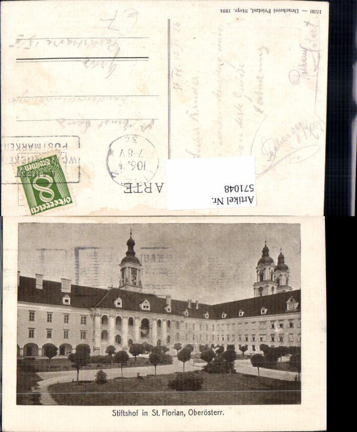 571048,St Florian Stift Stiftshof