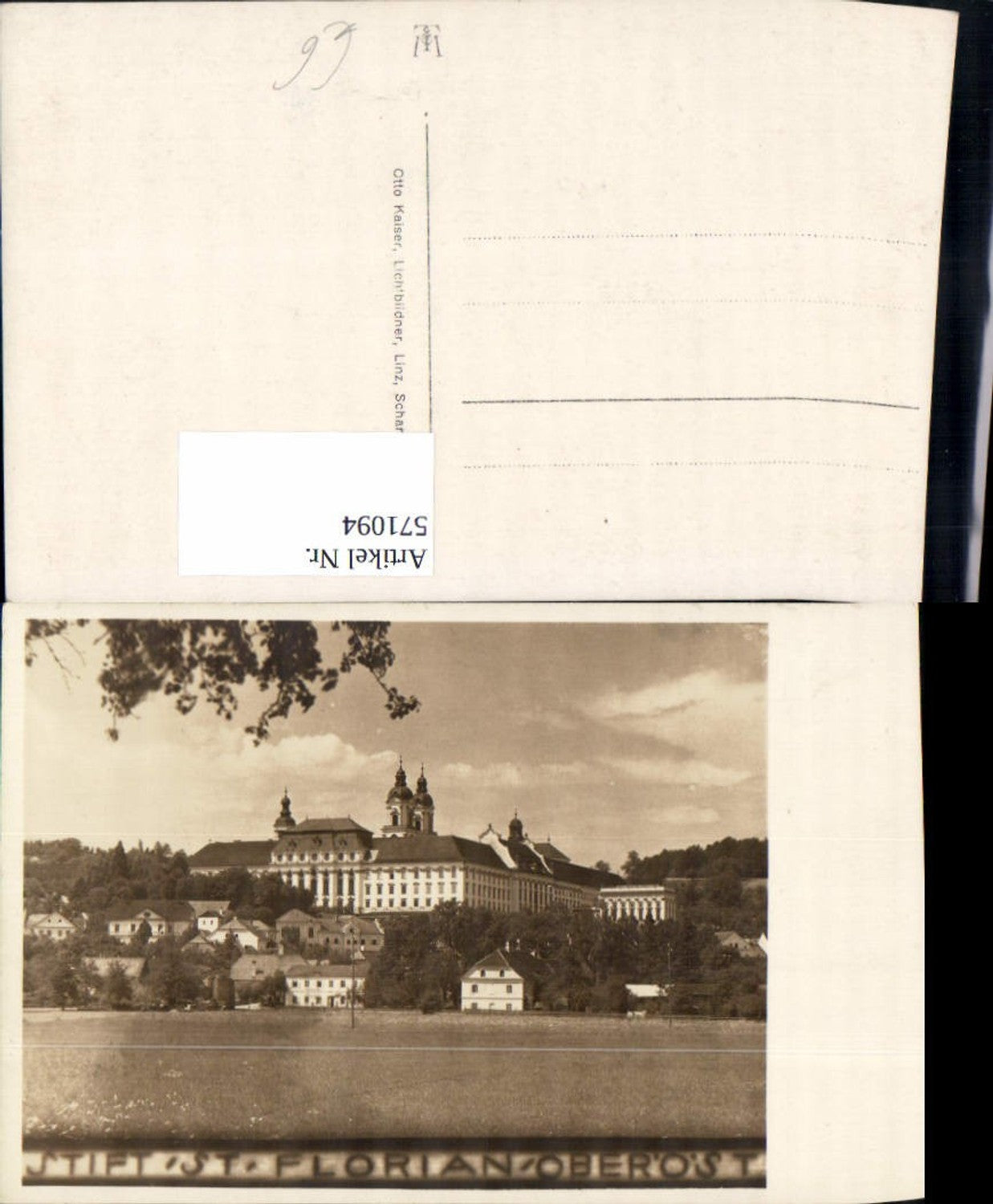 571094,Foto Ak St Florian Stift Ansicht