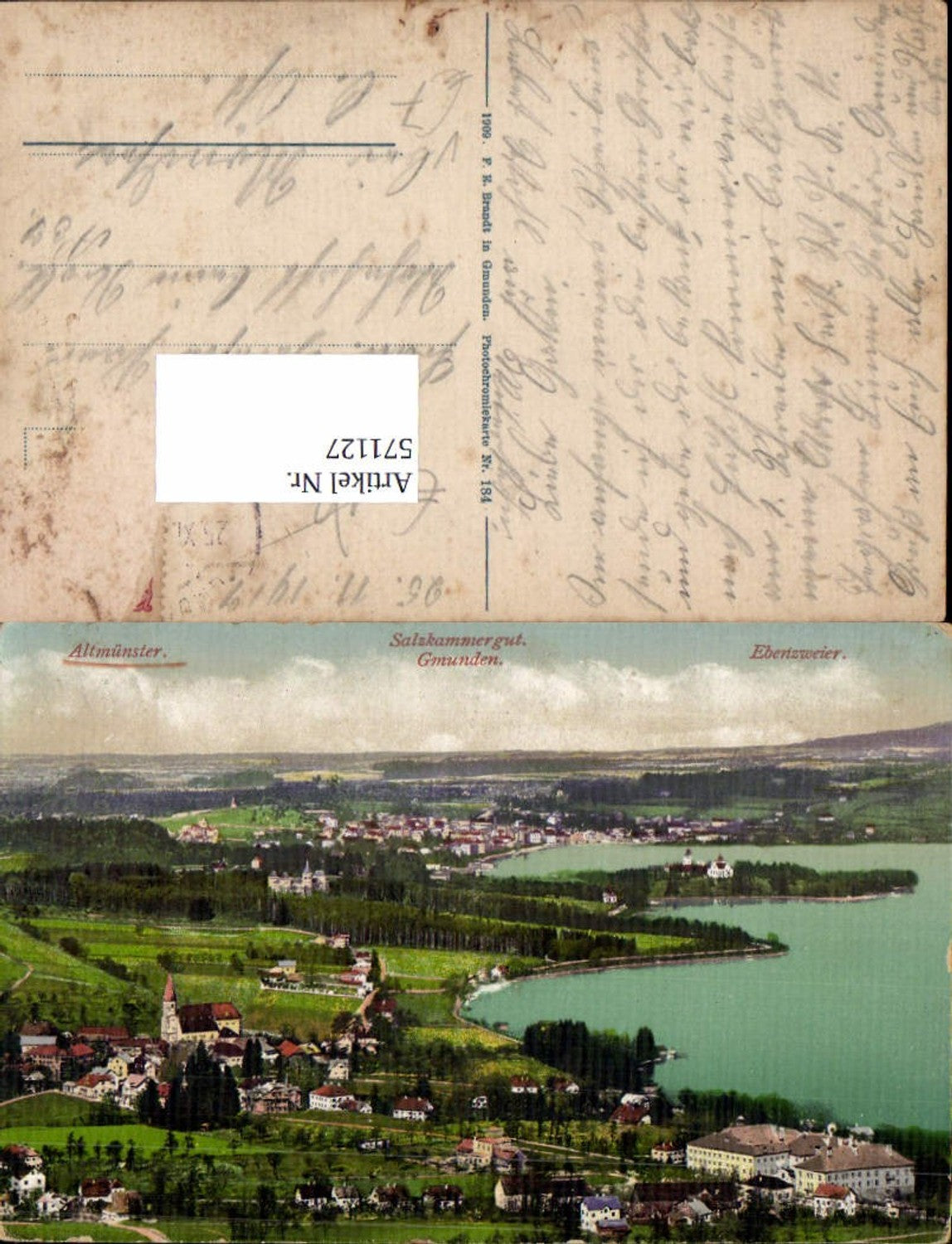 571127,Gmunden am Traunsee Ebenzweier Altmünster pub F.E. Brandt 184