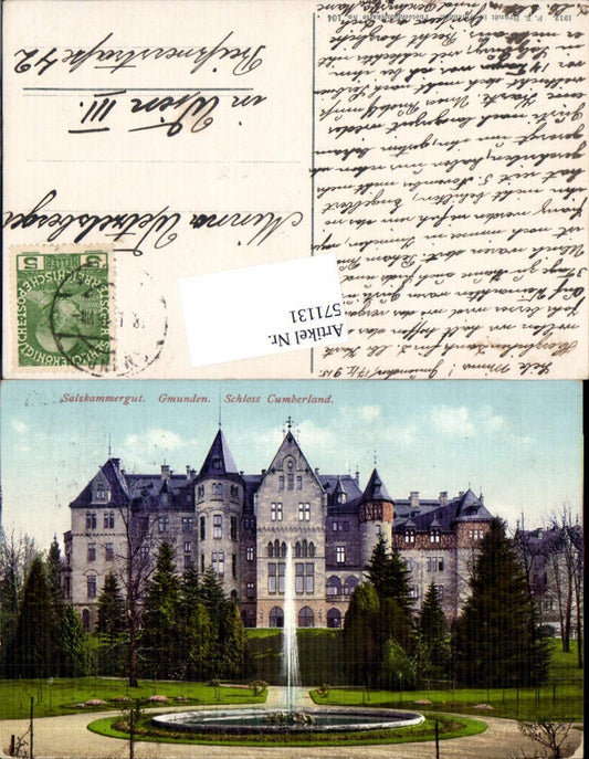 571131,Gmunden am Traunsee Schloss Cumberland pub F.E. Brandt 104