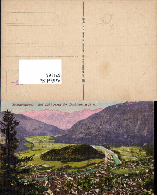571165,Bad Ischl Dachstein pub F. E. Brandt 682