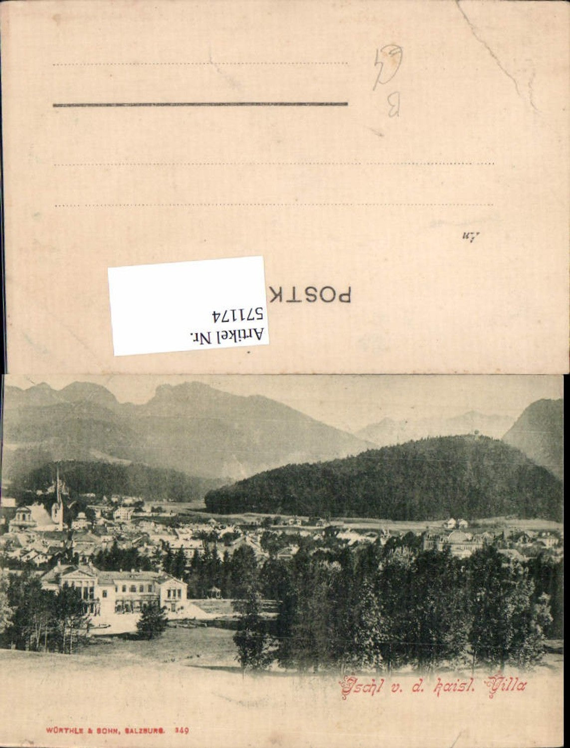 571174,Bad Ischl Kaiserliche Villa pub Würthle 349