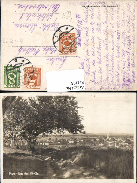 571195,Bad Hall bei Steyr Partie Ortsrand pub Ledermann