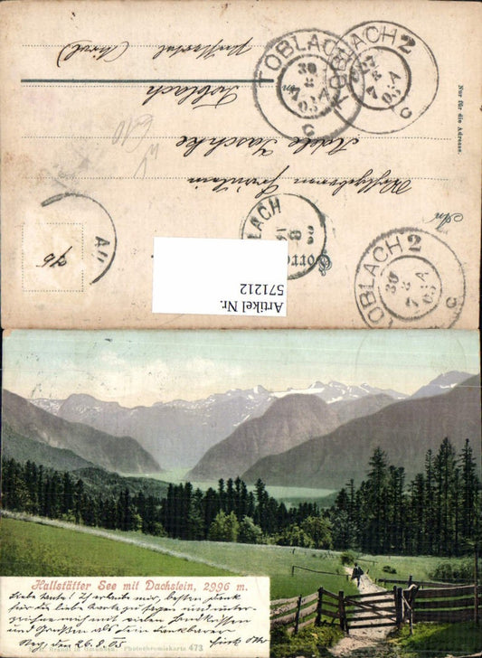 571212,Hallstatt Hallstätter See Dachstein Partie pub F. E. Brandt 473