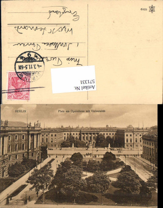 571331,Berlin Platz am Opernhaus Oper Universität