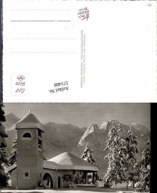 571408,Garmisch Partenkirchen Gedächtnis Kapelle Kramerplateau