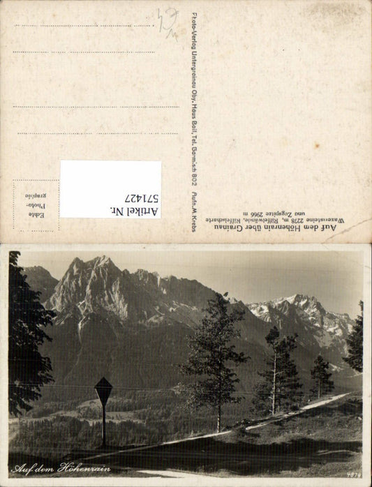 571427,Höhenrain bei Grainau Garmisch Partenkirchen