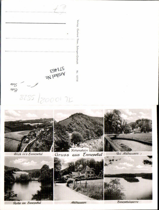 571463,Gruss aus Ennepetal Ahlhausen Hohenstein Ennepetalsperre