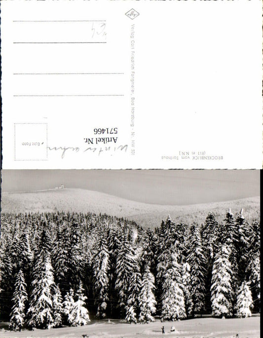 571466,Brockenblick vom Torfhaus bei Altenau Schulenberg