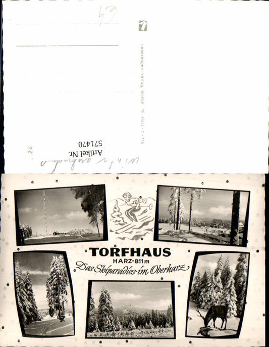 571470,Mehrbild Ak Torfhaus Harz Skiparadies Altenau-Schulenberg im Oberharz Clausthal-Zellerfeld
