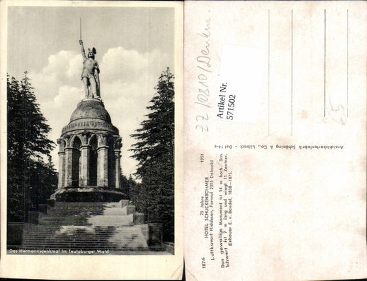 571502,Hermannsdenkmal i. Teutoburger Wald Detmold