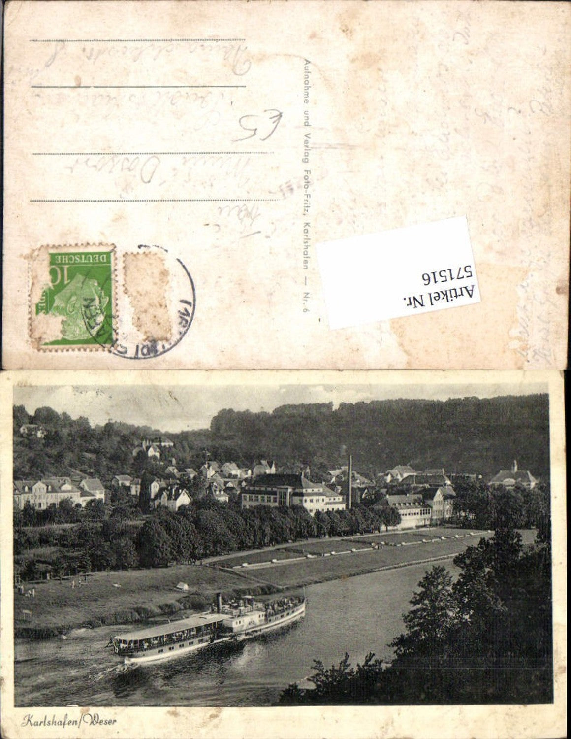 571516,Bad Karlshafen Karlshafen Weser Dampfer Schiff