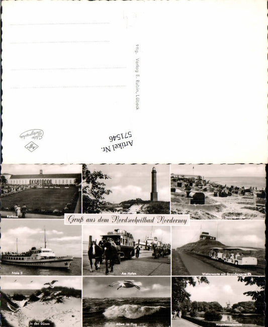 571546,Mehrbild Ak Nordseeheilbad Norderney Am Hafen Kurhaus Strandpartie