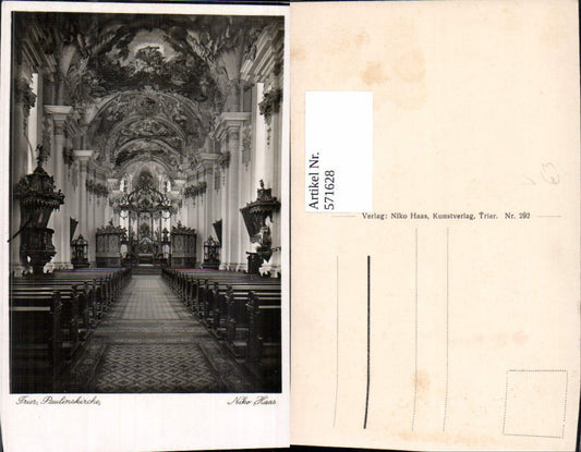 571628,Trier Paulinskirche Kirche Inneres pub Niko Haas 292