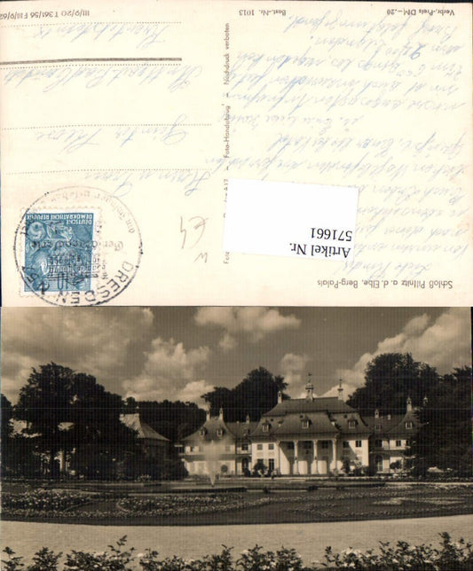 571661,Pillnitz Dresden Schloss Pillnitz a. d. Elbe Berg-Palais