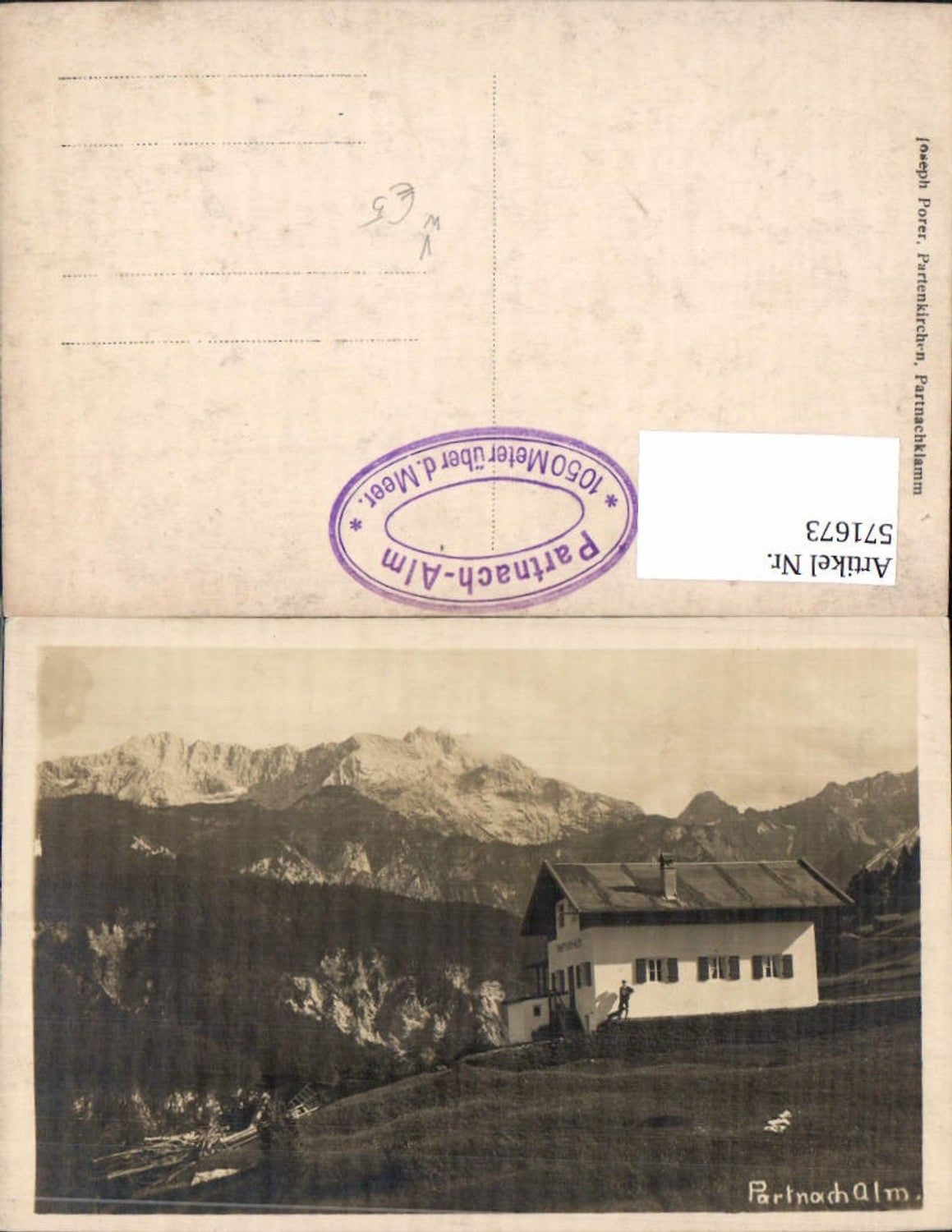 571673,Partnachalm Garmisch-Partenkirchen pub Joseph Porer