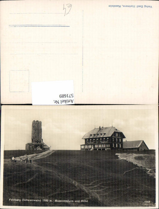 571689, Feldberg Black Forest Observation Tower and Hotel