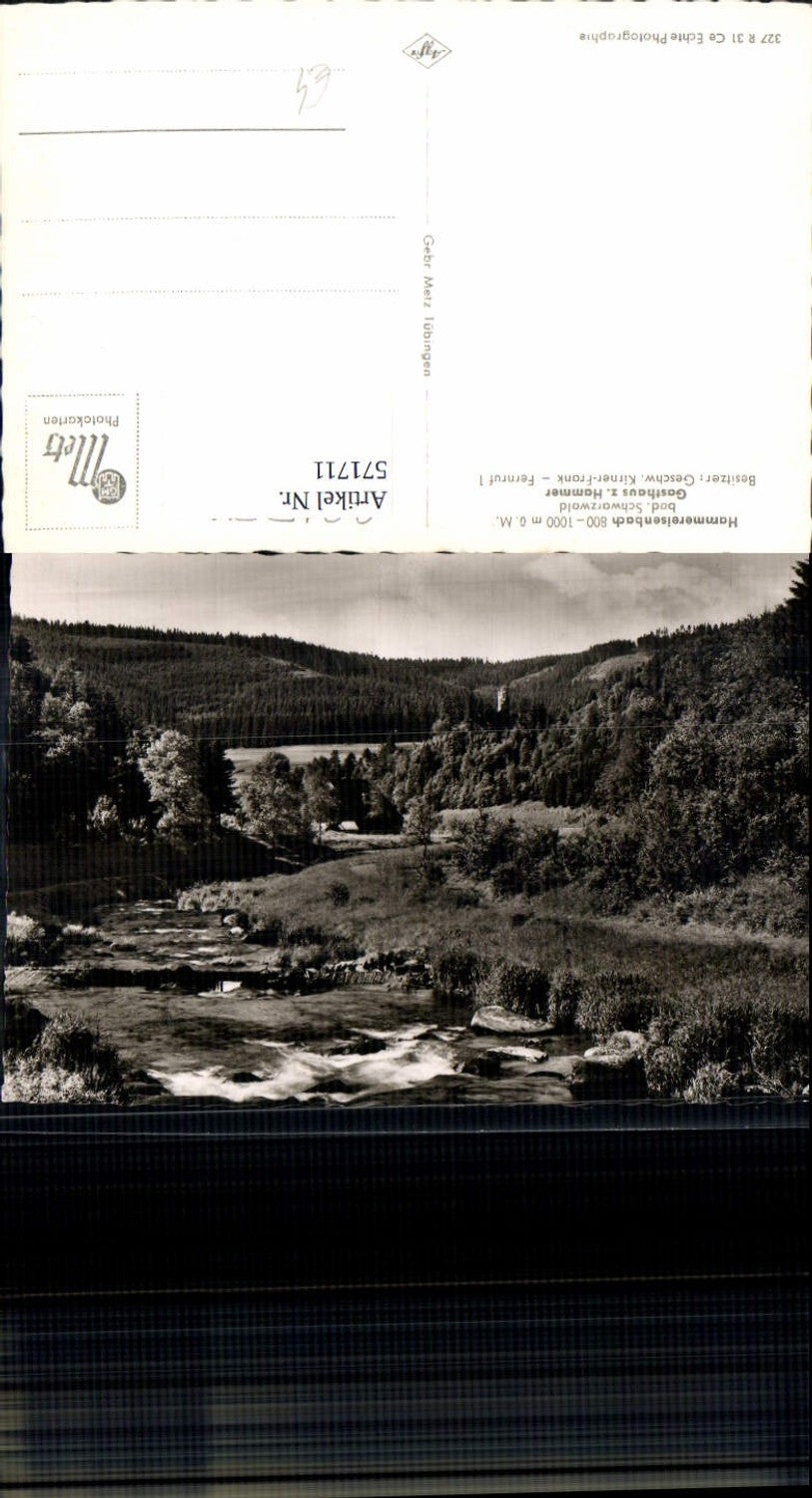 571711,Hammereisenbach-Bregenbach Vöhrenbach Schwarzwald Gasthaus z. Hammer