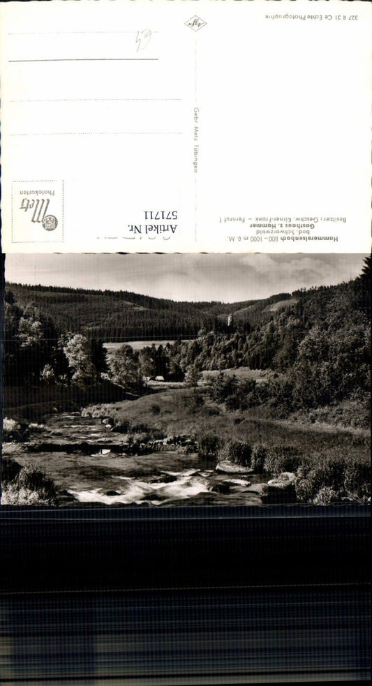 571711, Hammereisenbach-Bregenbach Vöhrenbach Black Forest Gasthaus z. Hammer