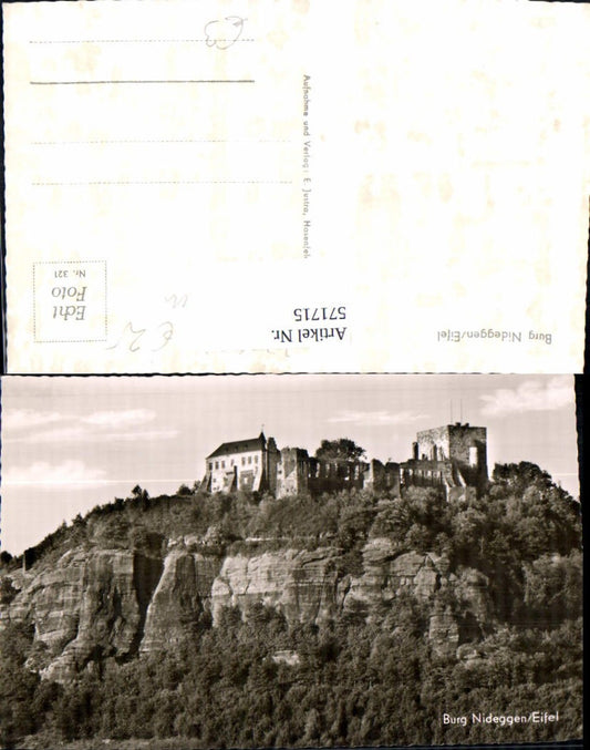 571715,Foto Ak Nideggen Burg Nideggen Eifel