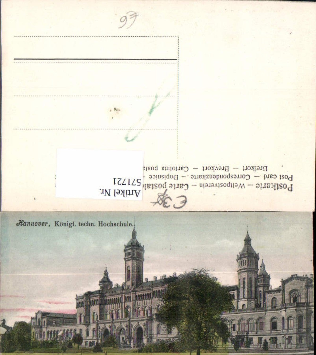 571721,Hannover Königl. Techn. Hochschule