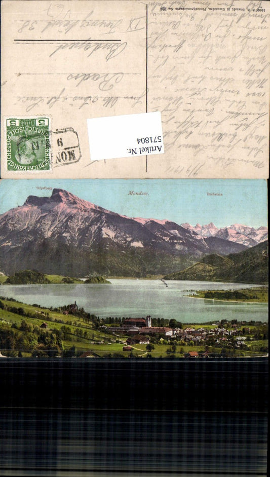 571804,tolle AK Mondsee Totale pub Brandt 194