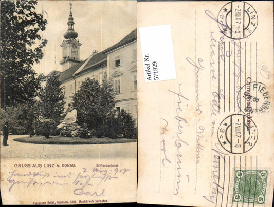 571829,Linz an der Donau Stifterdenkmal Stifter Denkmal