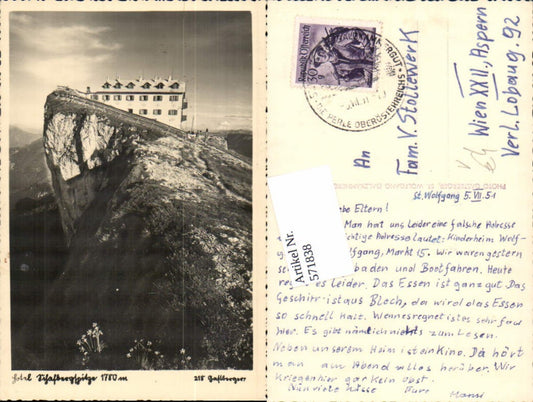 571838,St Wolfgang am Wolfgangsee Schafbergspitze Hotel pub Gastberger 218