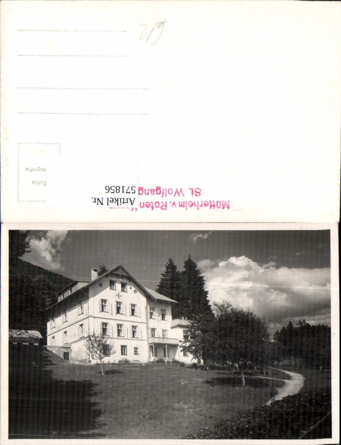 571856,St Wolfgang am Wolfgangsee Müttererholungsheim Rotes Kreuz