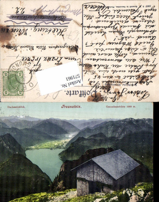 571961,Gmunden Traunstein Gmundnerhütte pub Brandt 916