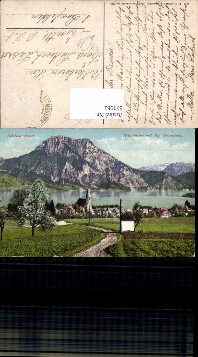 571962,Altmünster mit dem Traunstein pub Brandt 982