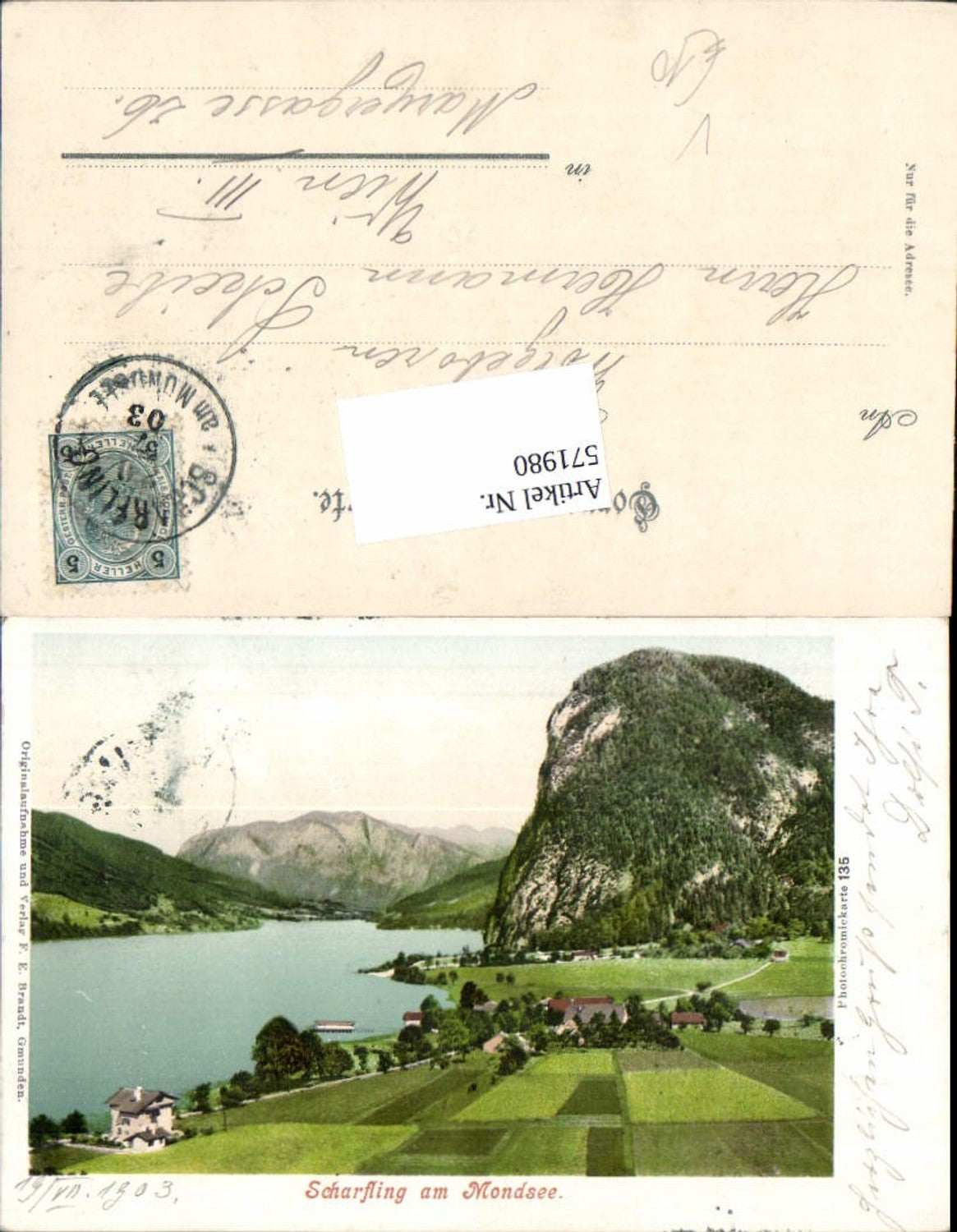 571980,Scharfling am Mondsee St. Lorenz pub Brandt 135