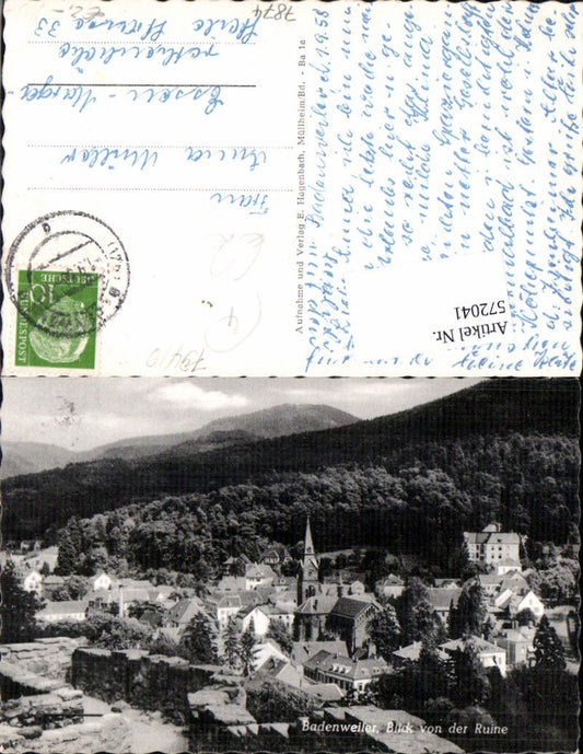 572041, Badenweiler View from the ruins